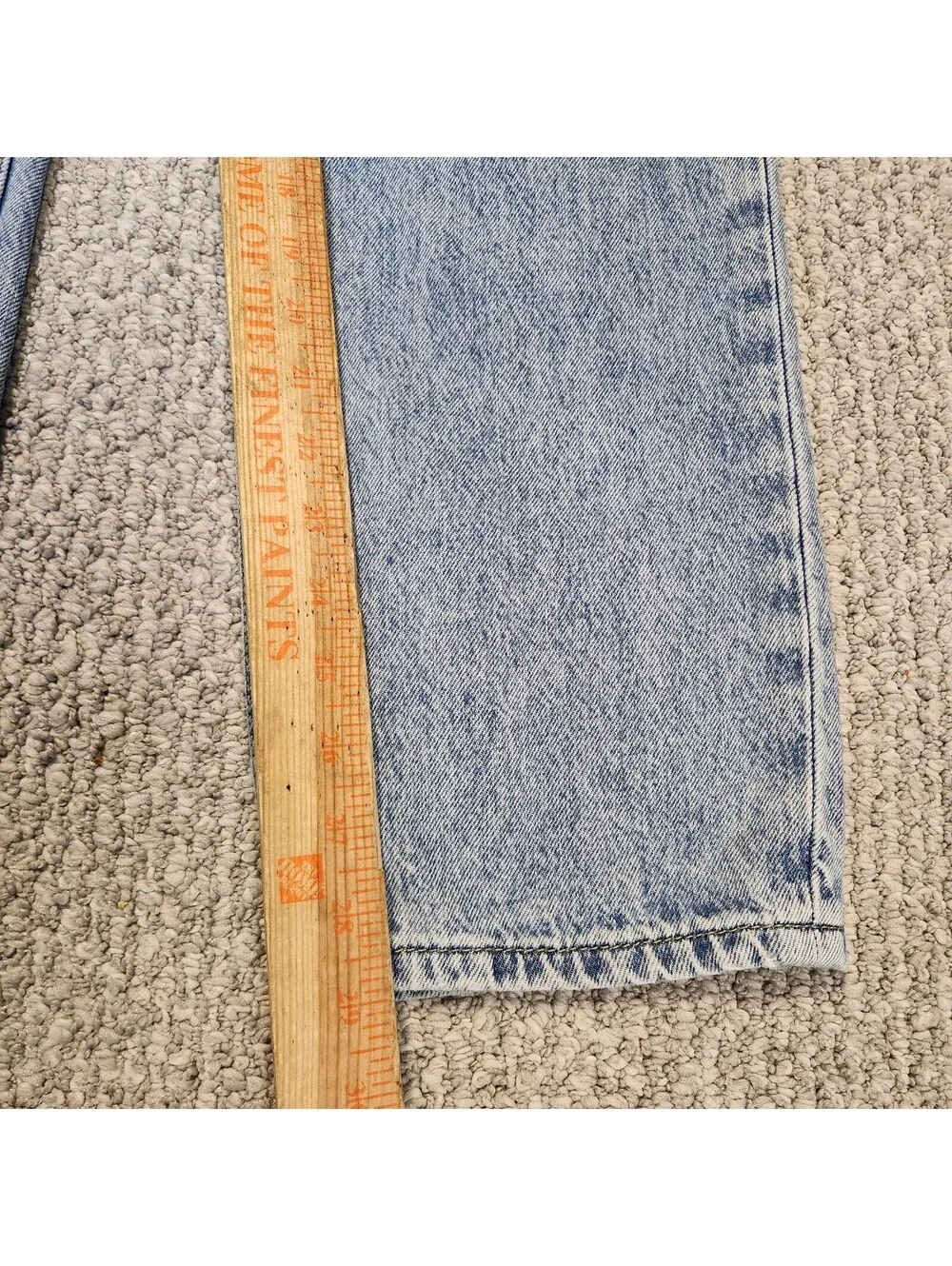 Levi's Low Pro Straight Light Wash Blue Denim Jeans Size 26